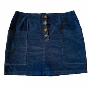 BDG Urban Outfitters Velvet Miniskirt